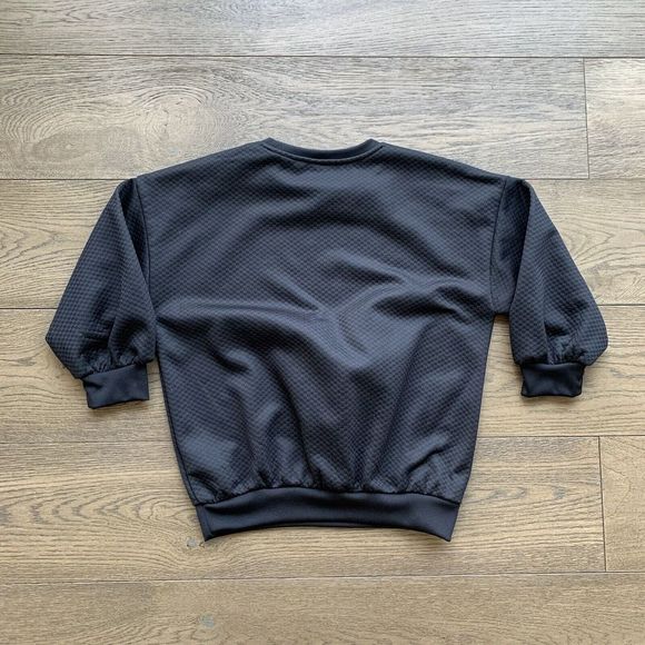 ✨$5/$25 Adidas X Eqt Equipment Black Sleeve Quilted Pullover Girls 11 Years Old - Picture 5 of 5
